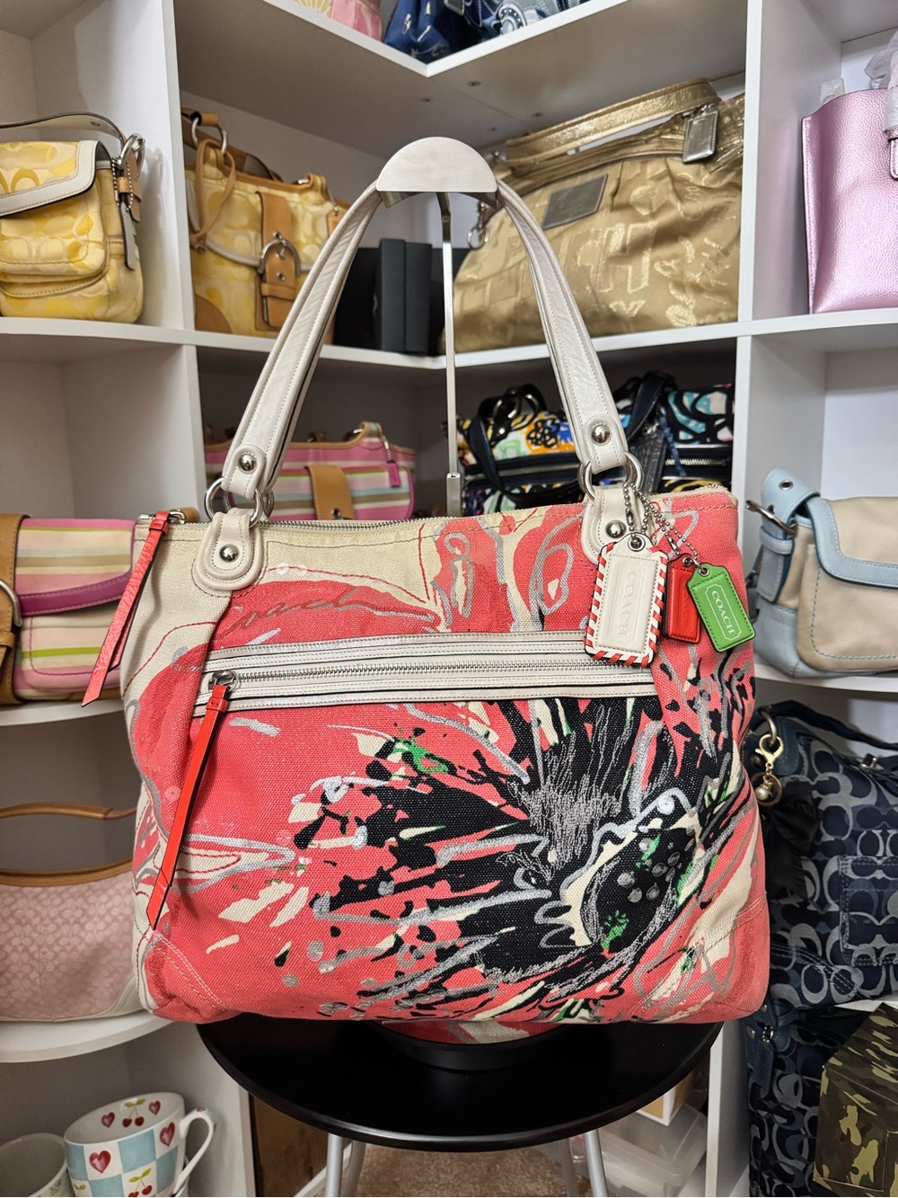 Coach Poppy Glam Tote